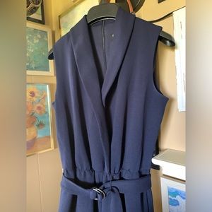 Sleeveless Navy jumpsuit